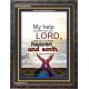 MY HELP COMETH FROM THE LORD   Framed Religious Wall Art    (GWFAVOUR4461)   