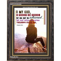 O MY GOD   Scriptural Portrait Acrylic Glass Frame   (GWFAVOUR4509)   