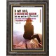 O MY GOD   Scriptural Portrait Acrylic Glass Frame   (GWFAVOUR4509)   