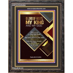 MY KING AND MY GOD   Framed Bible Verse   (GWFAVOUR4564)   