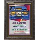 WE WILL SERVE THE LORD   Framed Bible Verses   (GWFAVOUR4567)   