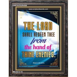 REDEEM THEE   Custom Framed Bible Verses   (GWFAVOUR4568)   