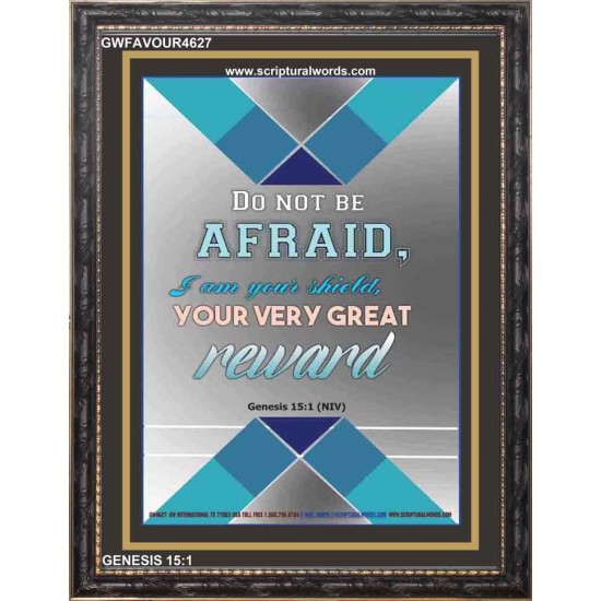 VERY GREAT REWARD   Encouraging Bible Verses Framed   (GWFAVOUR4627)   