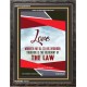 LOVE WORKETH NO ILL   Biblical Paintings Frame   (GWFAVOUR4674)   