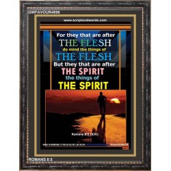 MIND THE THINGS OF THE FLESH   Scripture Art Prints   (GWFAVOUR4696)   