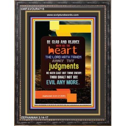 WITH ALL THE HEART   Scripture Art Prints   (GWFAVOUR4715)   