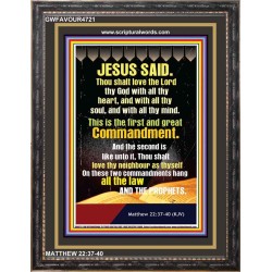 LOVE THY NEIGHBOUR   Bible Verses Wall Art Acrylic Glass Frame   (GWFAVOUR4721)   