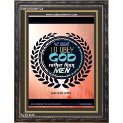 OBEY GOD   Wall Art Poster   (GWFAVOUR4734)   