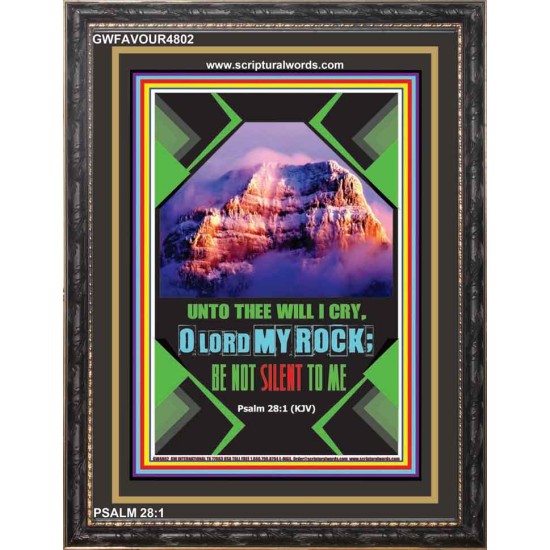 O LORD MY ROCK   Bible Verse Frame Online   (GWFAVOUR4802)   