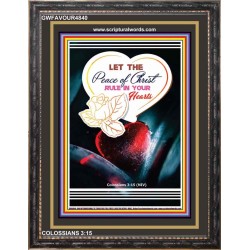 PEACE OF CHRIST   Christian Quotes Framed   (GWFAVOUR4840)   