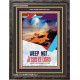 WEEP NOT JESUS IS LORD   Framed Bible Verse   (GWFAVOUR4849)   