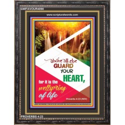 WELLSPRING OF LIFE   Christian Artwork Frame   (GWFAVOUR4890)   "33x45"