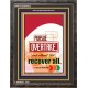 PURSUE OVERTAKE AND RECOVER ALL   Christian Artwork Acrylic Glass Frame   (GWFAVOUR4912)   