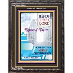 THE WILL OF MY FATHER    Acrylic Glass framed scripture art   (GWFAVOUR4913)   