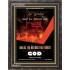 THE WICKED SHALL BE TURNED INTO HELL   Large Frame Scripture Wall Art   (GWFAVOUR4994)   "33x45"