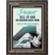 PERFECT WILL OF GOD   Framed Religious Wall Art    (GWFAVOUR5053)   