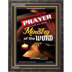 MINISTRY OF THE WORD   Scripture Art Prints   (GWFAVOUR5082)   