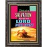 OBTAIN SALVATION THROUGH OUR LORD JESUS CHRIST   Framed Religious Wall Art Acrylic Glass   (GWFAVOUR5097)   "33x45"