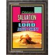 OBTAIN SALVATION THROUGH OUR LORD JESUS CHRIST   Framed Religious Wall Art Acrylic Glass   (GWFAVOUR5097)   