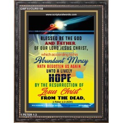 ABUNDANT MERCY   Bible Verses  Picture Frame Gift   (GWFAVOUR5158)   