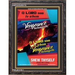 O LORD GOD   Large Frame Scriptural Wall Art   (GWFAVOUR5170)   