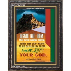 REGARD NOT THEM   Bible Verse Frame Art Prints   (GWFAVOUR5186)   