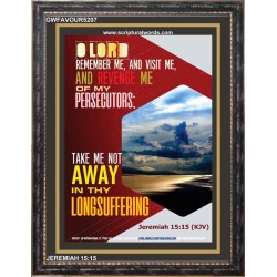 O LORD REMEMBER ME   Scripture Wood Framed Signs   (GWFAVOUR5207)   