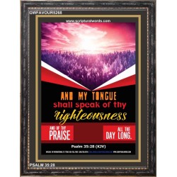 MY TONGUE   Religious Art Frame   (GWFAVOUR5268)   