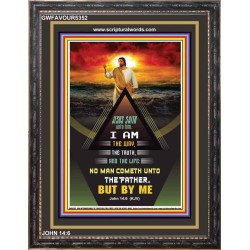THE WAY THE TRUTH AND THE LIFE   Inspirational Wall Art Wooden Frame   (GWFAVOUR5352)   