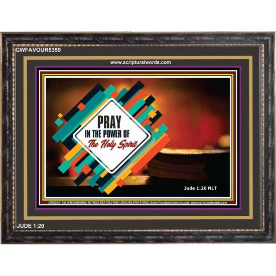 POWER OF THE HOLY SPIRIT   Religious Art Frame   (GWFAVOUR5359)   