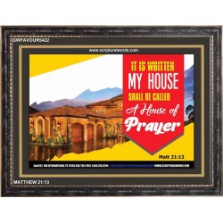 A HOUSE OF PRAYER   Scripture Art Prints   (GWFAVOUR5422)   