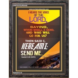 THE VOICE OF THE LORD   Scripture Wooden Frame   (GWFAVOUR5440)   
