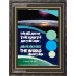 PILLARS OF THE EARTH   Christian Quotes Frame   (GWFAVOUR5453)   "33x45"