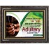ADULTERY   Framed Bedroom Wall Decoration   (GWFAVOUR5474)   "45x33"