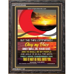 OBEY MY VOICE   Christian Wall Dcor   (GWFAVOUR5498)   