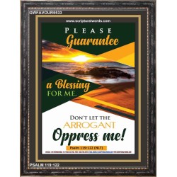 A BLESSING FOR ME   Scripture Art Prints   (GWFAVOUR5533)   "33x45"