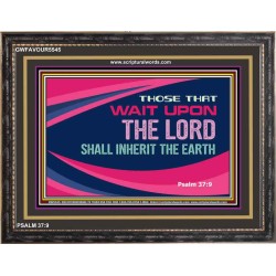 WAIT UPON THE LORD   Business Motivation Art   (GWFAVOUR5545)   "45x33"