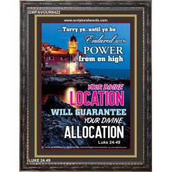 YOU DIVINE LOCATION   Printable Bible Verses to Framed   (GWFAVOUR6422)   "33x45"