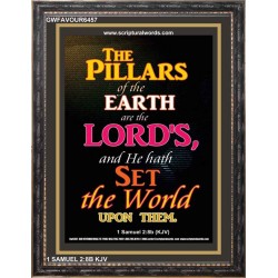 PILLARS OF THE EARTH   Christian Framed Wall Art   (GWFAVOUR6457)   