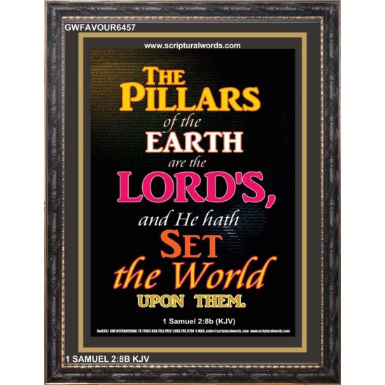 PILLARS OF THE EARTH   Christian Framed Wall Art   (GWFAVOUR6457)   