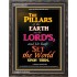 PILLARS OF THE EARTH   Christian Framed Wall Art   (GWFAVOUR6457)   "33x45"