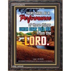 PERFORMANCE   Encouraging Bible Verse Framed   (GWFAVOUR6470)   