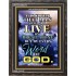 NOT LIVE BY BREAD ALONE   Christian Quote Frame   (GWFAVOUR6476)   "33x45"