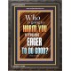 WHO IS GOING TO HARM YOU   Frame Bible Verse   (GWFAVOUR6478)   