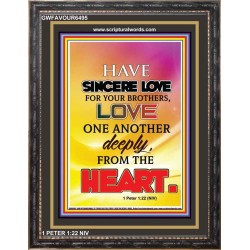 LOVE ONE ANOTHER   Bible Verses Wall Art   (GWFAVOUR6495)   