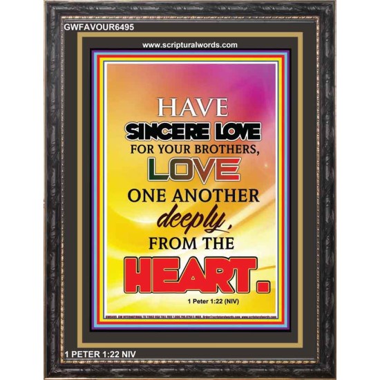 LOVE ONE ANOTHER   Bible Verses Wall Art   (GWFAVOUR6495)   