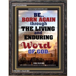 BE BORN AGAIN   Bible Verses Poster   (GWFAVOUR6496)   "33x45"