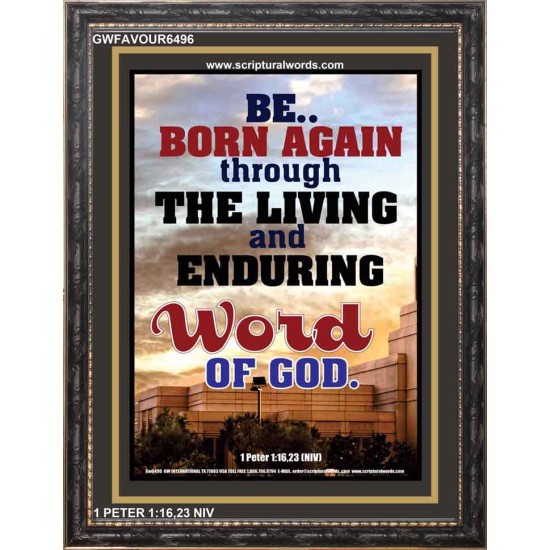 BE BORN AGAIN   Bible Verses Poster   (GWFAVOUR6496)   