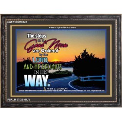 A GOOD MANS STEPS   Framed Office Wall Decoration   (GWFAVOUR6522)   "45x33"