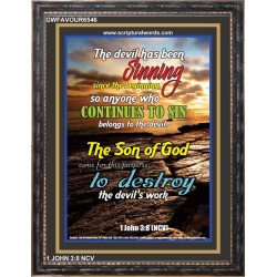 THE SON OF GOD   Bible Verse Acrylic Glass Frame   (GWFAVOUR6546)   